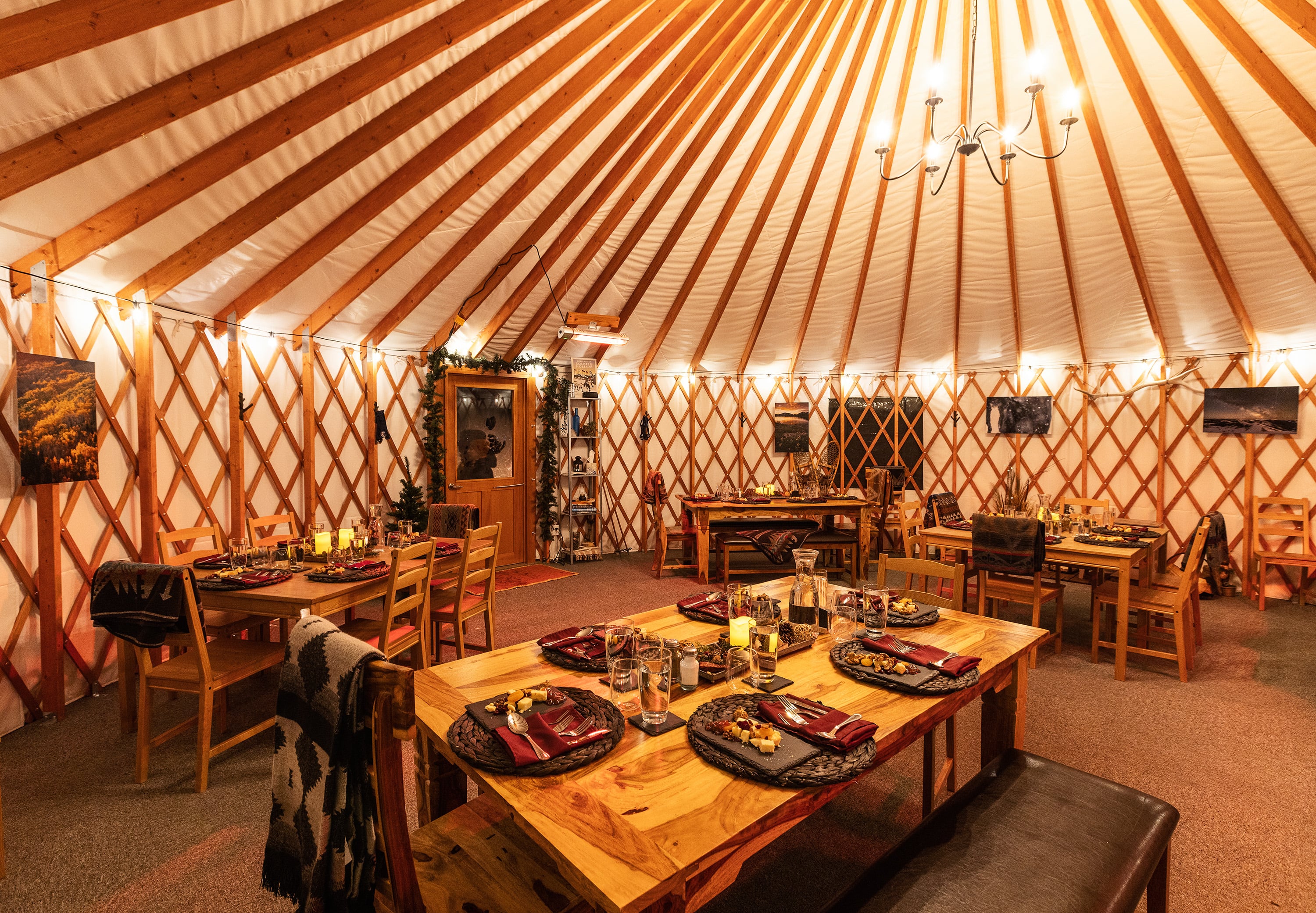 Nordic Yurt Dinner in Heber City
