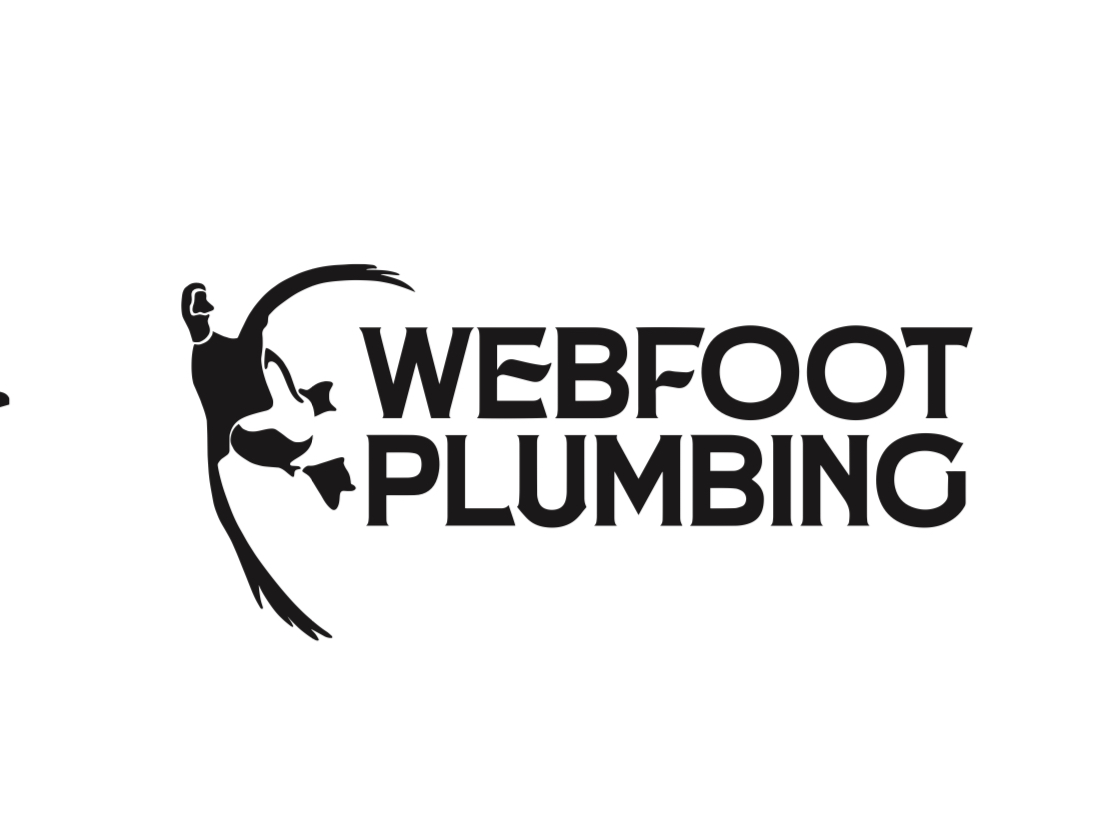 Webfoot plumbing logo